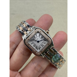 까르띠에 팬더 드 까르띠에 스틸 여성 시계 BV 小号22x30MM (실사컷