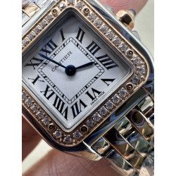 까르띠에 팬더 드 까르띠에 스틸 여성 시계 BV 小号22x30MM (실사컷