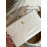 지존샵 샤넬 22백 스몰 미듐 샤이니 카프스킨 화이트 골드 浩浩 35CM/39CM