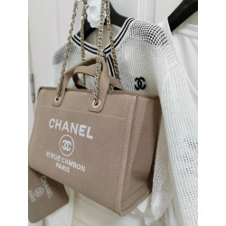 샤넬 도빌백 베이지 토드백 32CM