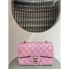 샤넬 지존샵 浩浩 20CM/23CM/25CM (클래식 플랩 크로스백 램스킨 핑크색)
