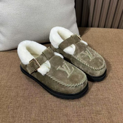 루이비통 콜로라도 컴포트 메리제인 시어링 모카신