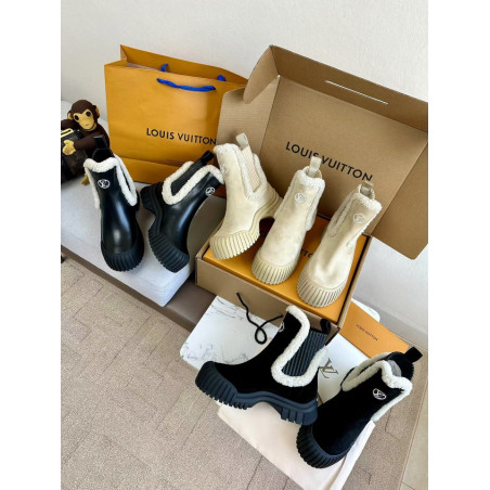 루이비통 루비 플랫앵클 부츠