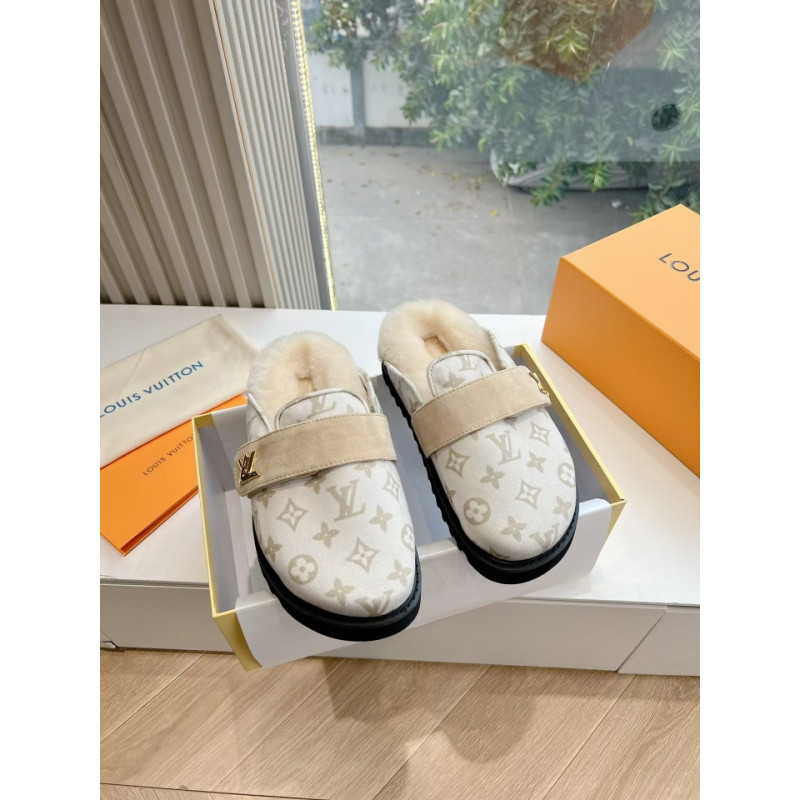 루이비통 코지 플랫 컴포트 클로그
