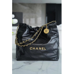 팬더샵 샤넬 22백 블랙 골드체인  Chanel 22 bag