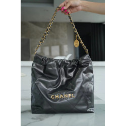 팬더샵 샤넬 22백 블랙 골드체인  Chanel...