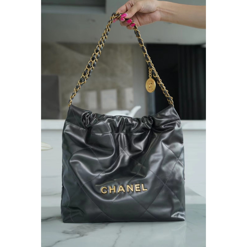 팬더샵 샤넬 22백 블랙 골드체인  Chanel 22 bag  35CM