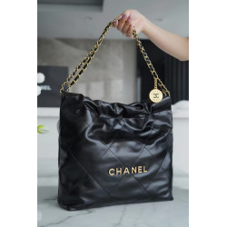 팬더샵 샤넬 22백 블랙 골드체인  Chanel 22 bag