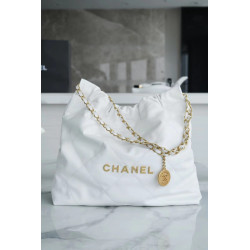 팬더샵 샤넬 22백 화이트 골드체인  Chanel 22 bag