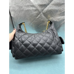 샤넬 지존샵 浩浩  22CM/27CM(맥시 호보 백 램스 골드 메탈 블랙 AS5302)