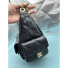 샤넬 지존샵 浩浩  22CM/27CM(맥시 호보 백 램스 골드 메탈 블랙 AS5302)
