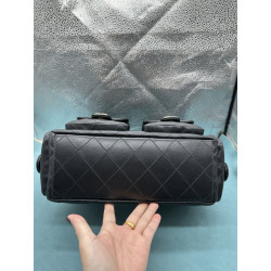 샤넬 지존샵 浩浩  22CM/27CM(맥시 호보 백 램스 골드 메탈 블랙 AS5302)