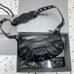 발렌시아가 르카골 숄더백 블랙 25CM/33CM