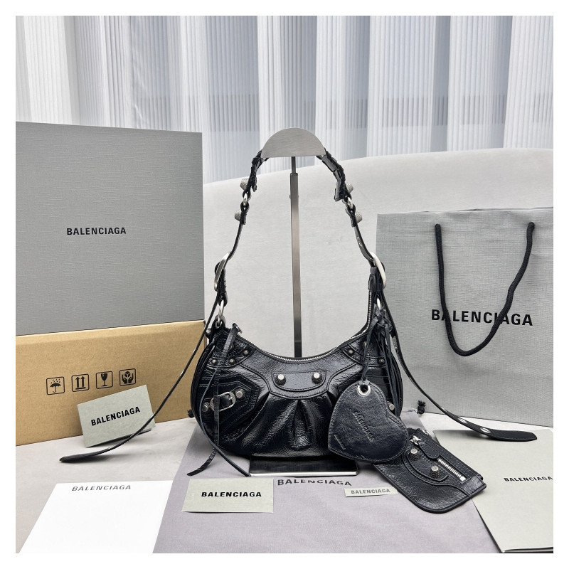 발렌시아가 카골 숄더백 블랙 25CM/33CM