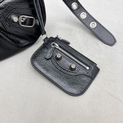 발렌시아가 카골 숄더백 블랙 25CM/33CM