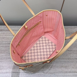 루이비통 여왕샵 女王 31CM X 28CM X 14CM (루이비통 네버풀 다미에 아주르 캔버스 숄더백 토드백)