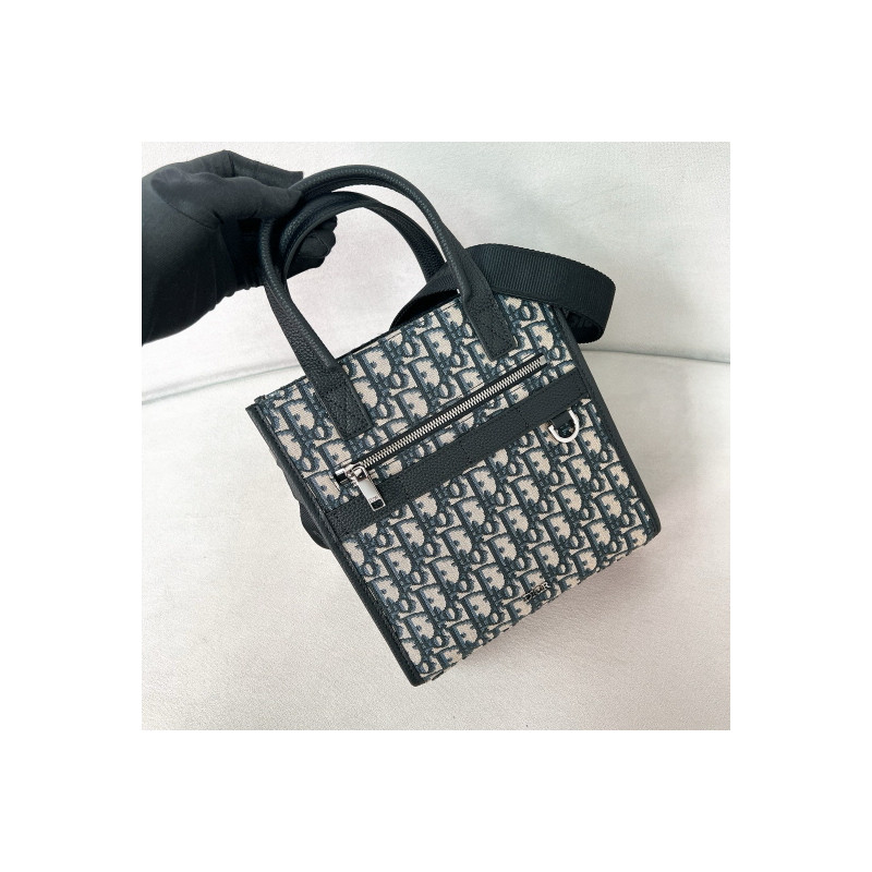 디올 오블리크 사파리 노스 사우스 토드백 14CM X 19CM X 6.5CM