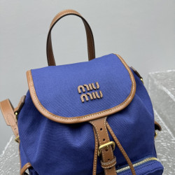 미우미우 캔버스 백팩 23CM/29CM