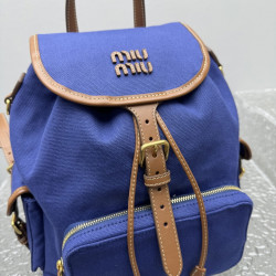 미우미우 캔버스 백팩 23CM/29CM