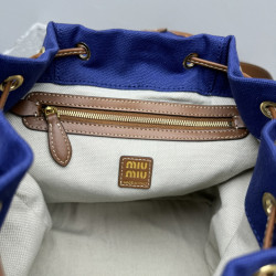 미우미우 캔버스 백팩 23CM/29CM