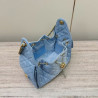 여왕샵 샤넬 25 핸드백 워시드 데님 골드 메탈블루 女王 30CM X 26CM X 14CM
