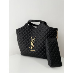 입생로랑(SAINT LAURENT) 이카르 아이케어 맥시 쇼퍼백 블랙프레임 38CM X 8CM X 43CM
