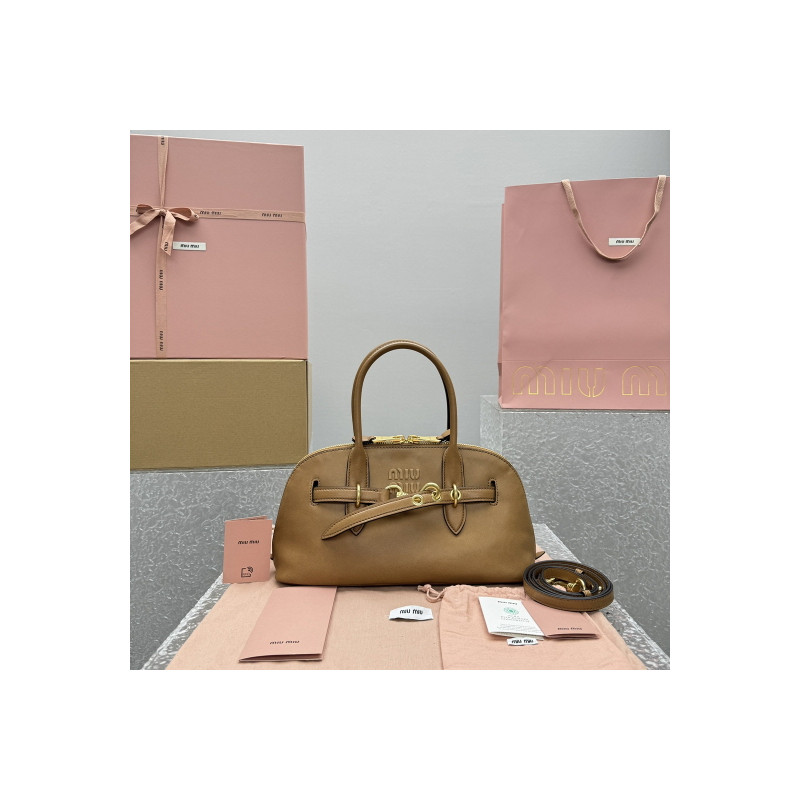 미우미우 아방뛰르 나파 가죽백 33CM X 11CM X 17CM