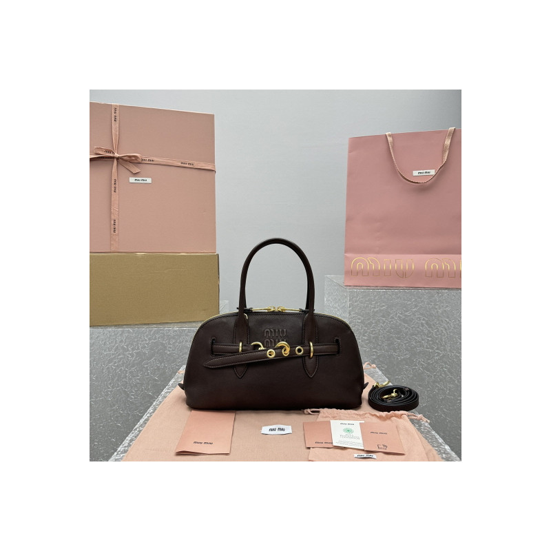 미우미우 아방뛰르 나파 가죽백 33CM X 11CM X 17CM