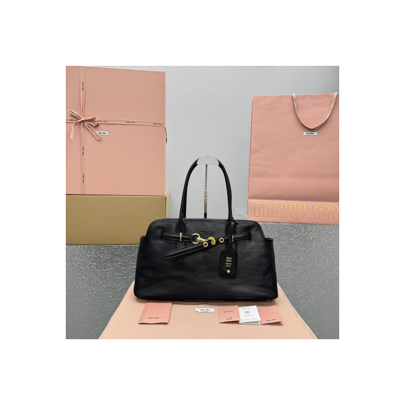 미우미우 아방뛰르 나파 가죽백 44.5CM X 24CM X 14CM