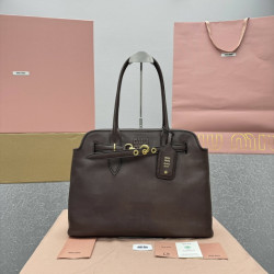 미우미우 아방뛰르 나파 가죽백 40CM X...