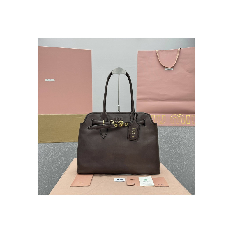 미우미우 아방뛰르 나파 가죽백 40CM X 31CM X 13CM
