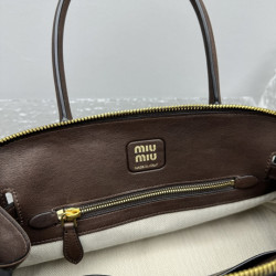 미우미우 아방뛰르 나파 가죽백 33CM X 11CM X 17CM