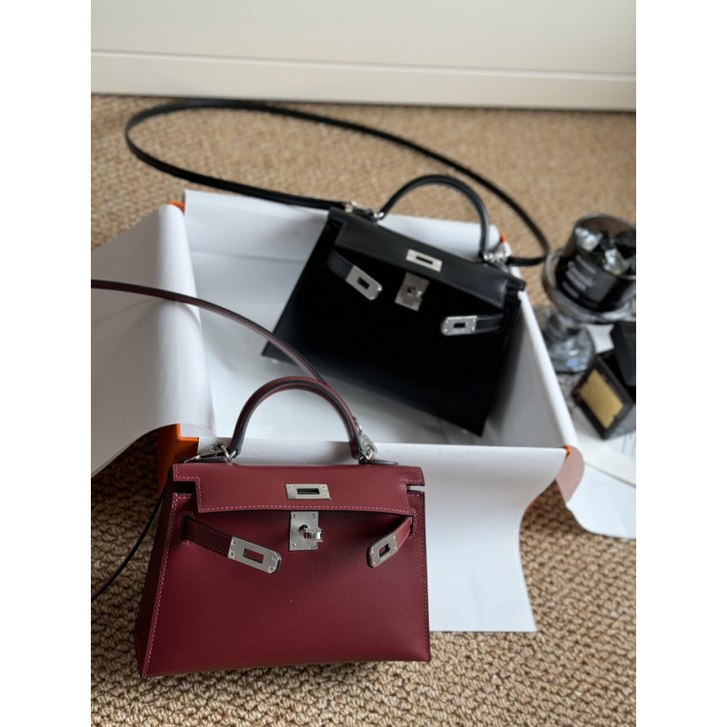 에르메스 복스 미니 켈리백(Box Mini Kelly)  수공방 手工 19CM