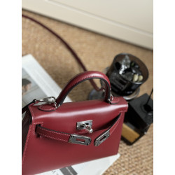 에르메스 복스 미니 켈리백(Box Mini Kelly)  수공방 手工 19CM