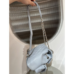 샤넬 지존샵 듀마 투포켓 스카이블루 18CM/21CM