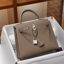 에르메스 수공방 켈리백 에토프 은장 手工 25CM/28CM