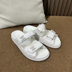 샤넬 벨크로 뮬 샌들 슬리퍼