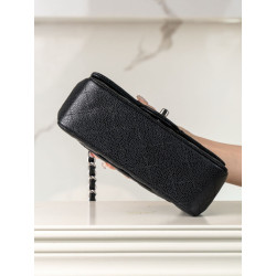샤넬 뉴미니 플랩백 캐비어 팬더샵 金典 20CM