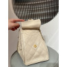 샤넬 지존샵 25백 퀼티드 드로스트링 버킷백  30 X 26  X 14