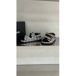 샤넬 벨크로 샌들