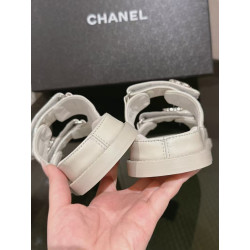 샤넬 벨크로 뮬 샌들 슬리퍼
