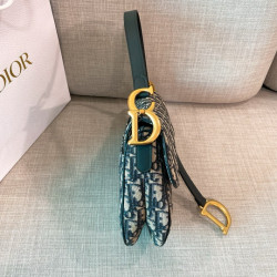 디올 오블리크 새들백 숄더백 미듐 25CM