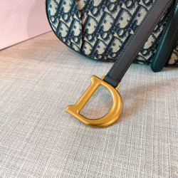 디올 오블리크 새들백 숄더백 미듐 25CM