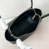 프라다 트라이앵글 가죽 토드백 블랙 28CM X 18CM X 11CM