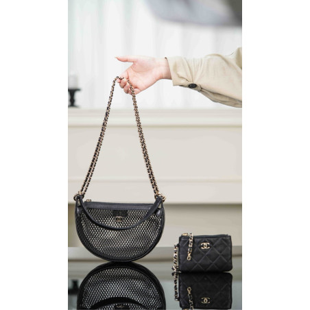 팬더샵 샤넬 매쉬 체인 미니백 숄더백 金典 15CM X 22CM X 6CM
