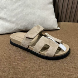 에르메스 여자 시프레 슬리퍼 샌들 스웨이드 IU매장
