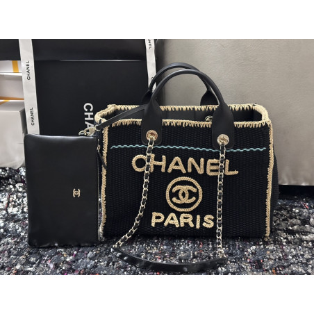 샤넬 위빙 도빌백 32CM