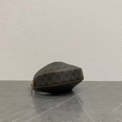 셀린느 틴 룰루 트리옹프 캔버스 카프스킨 호보백