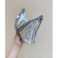 순양 샤넬 실버 체인 호보백 卡信 17CM X 26CM X 8.5CM