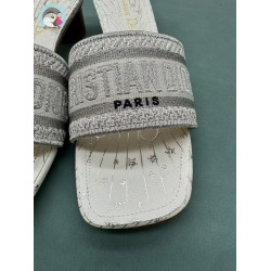 디올 디웨이(DWAY)슬라이드 뮬 슬리퍼